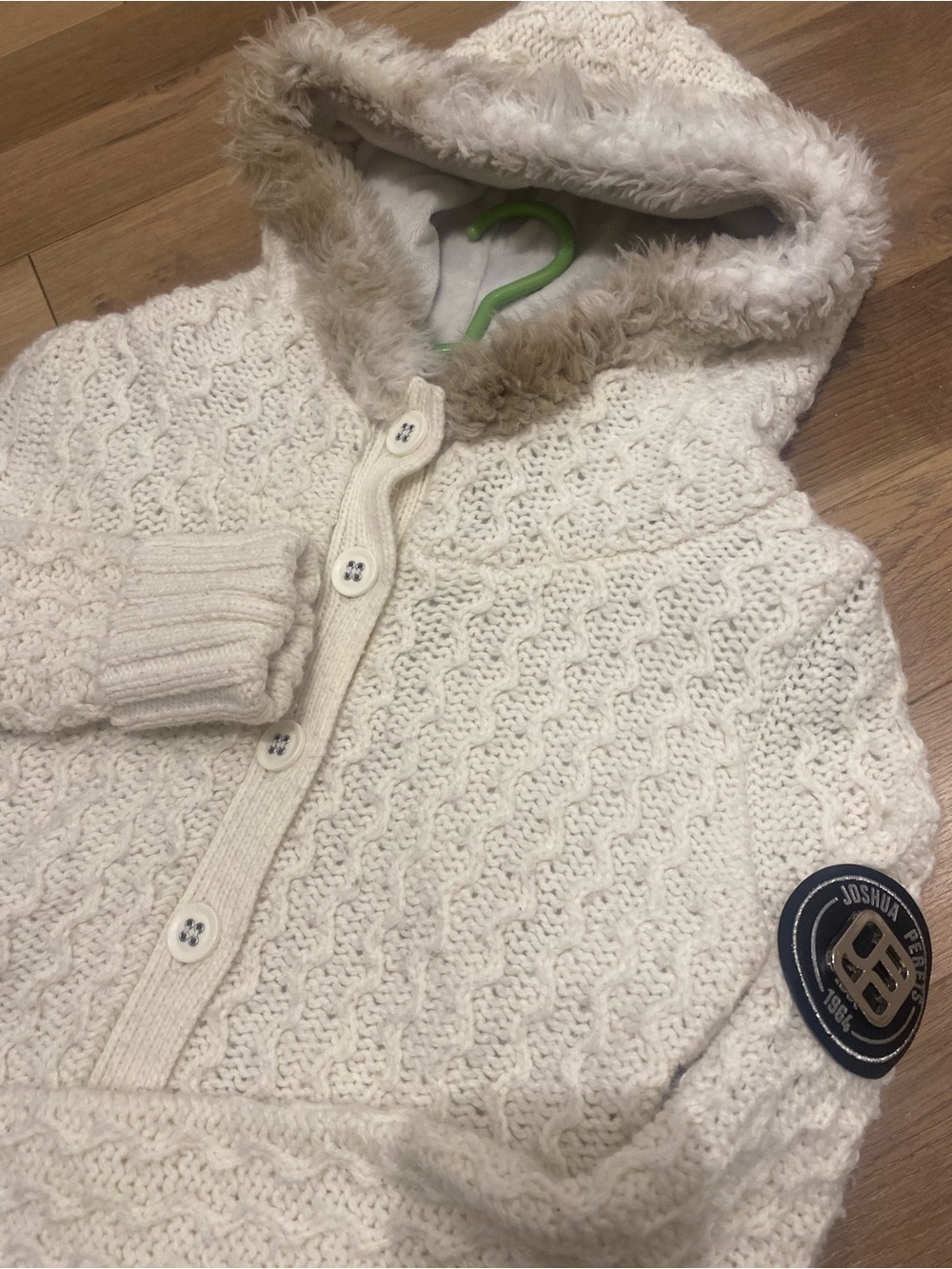 SUPER RARE vintage y2k joshua perets cream hoodie!